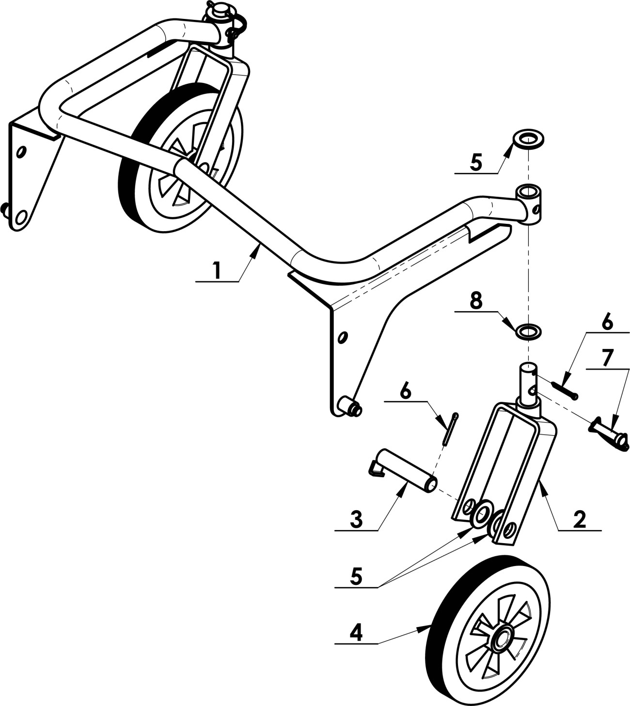 KOLA VODICI *F-530.1 S RAMEM