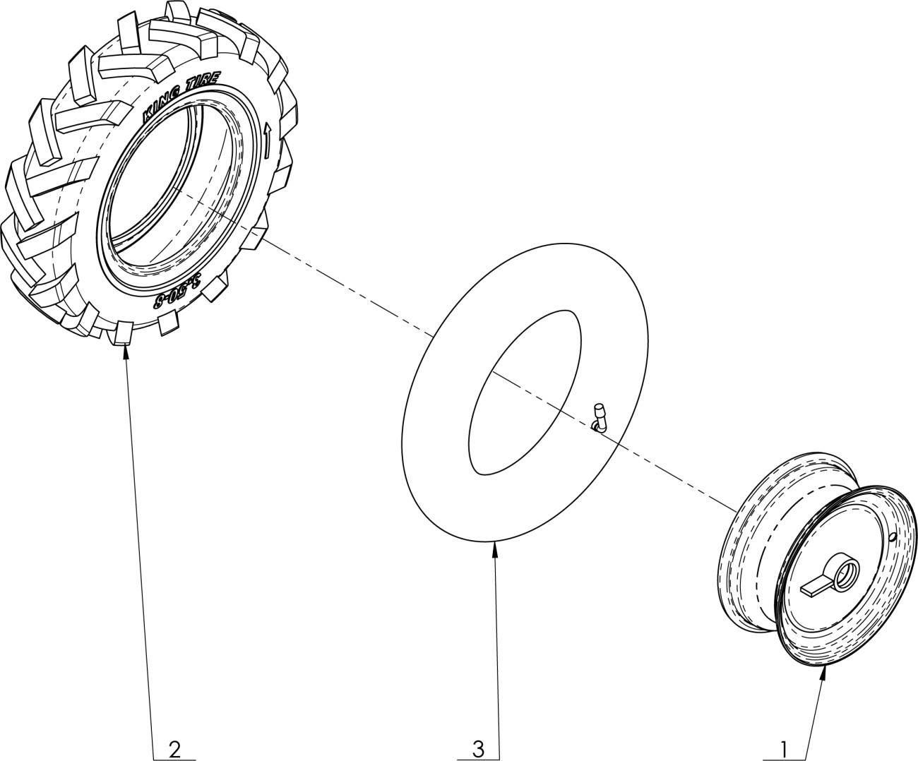 KOLO LEVE 3.50-8 F-600 395/30F 4PR,TT,TR87