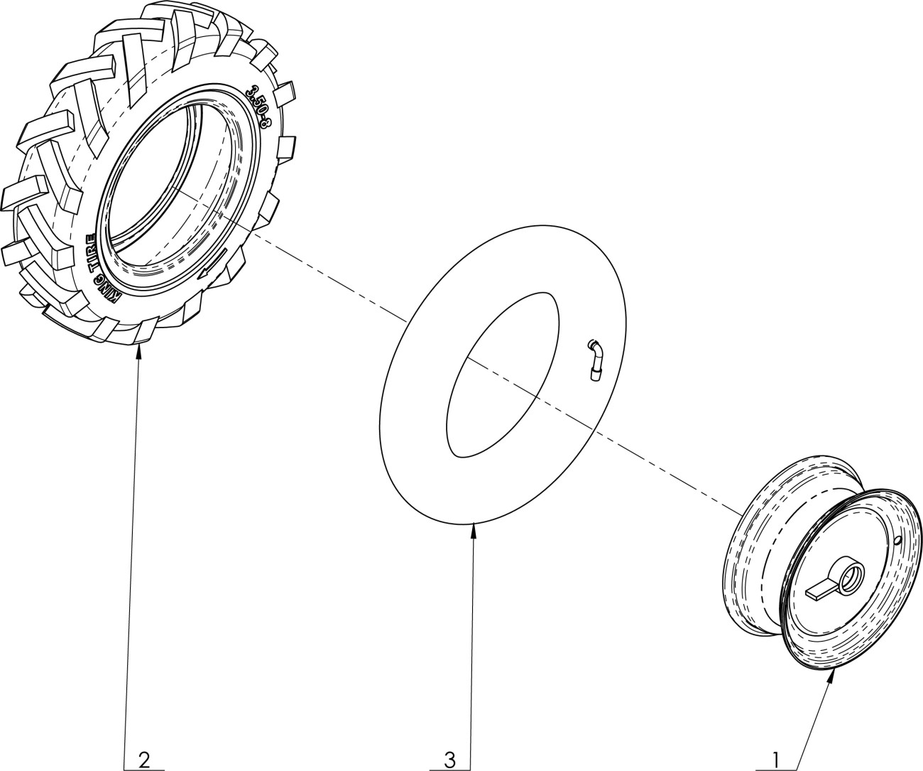 KOLO PRAVE 3.50-8 F-600 395/30F,4PR TT,TR87