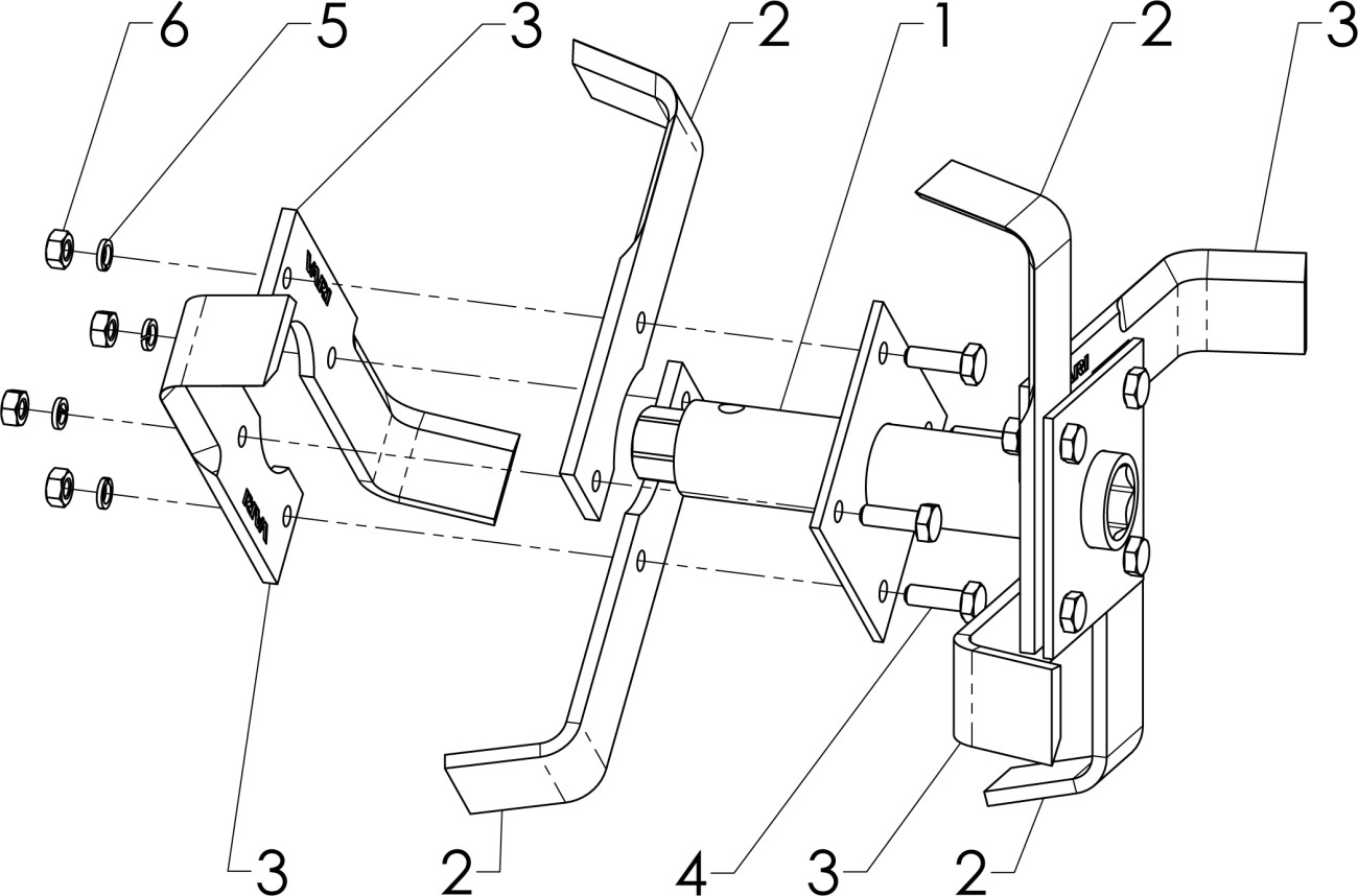 HVEZDICE DVOJITA OBOUSTRANA PRAVA AKY-358