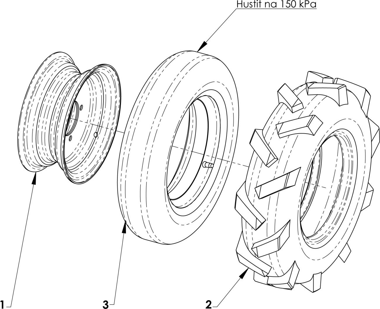 Kolo VDZ 5.00-10 KT-801 TT leve