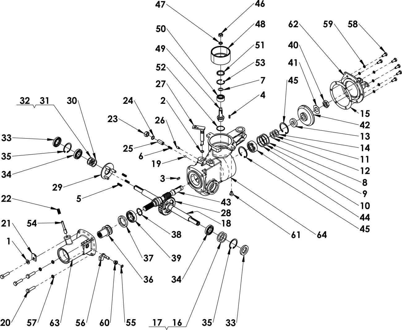 Skříň převodová DSK-316.1SVN