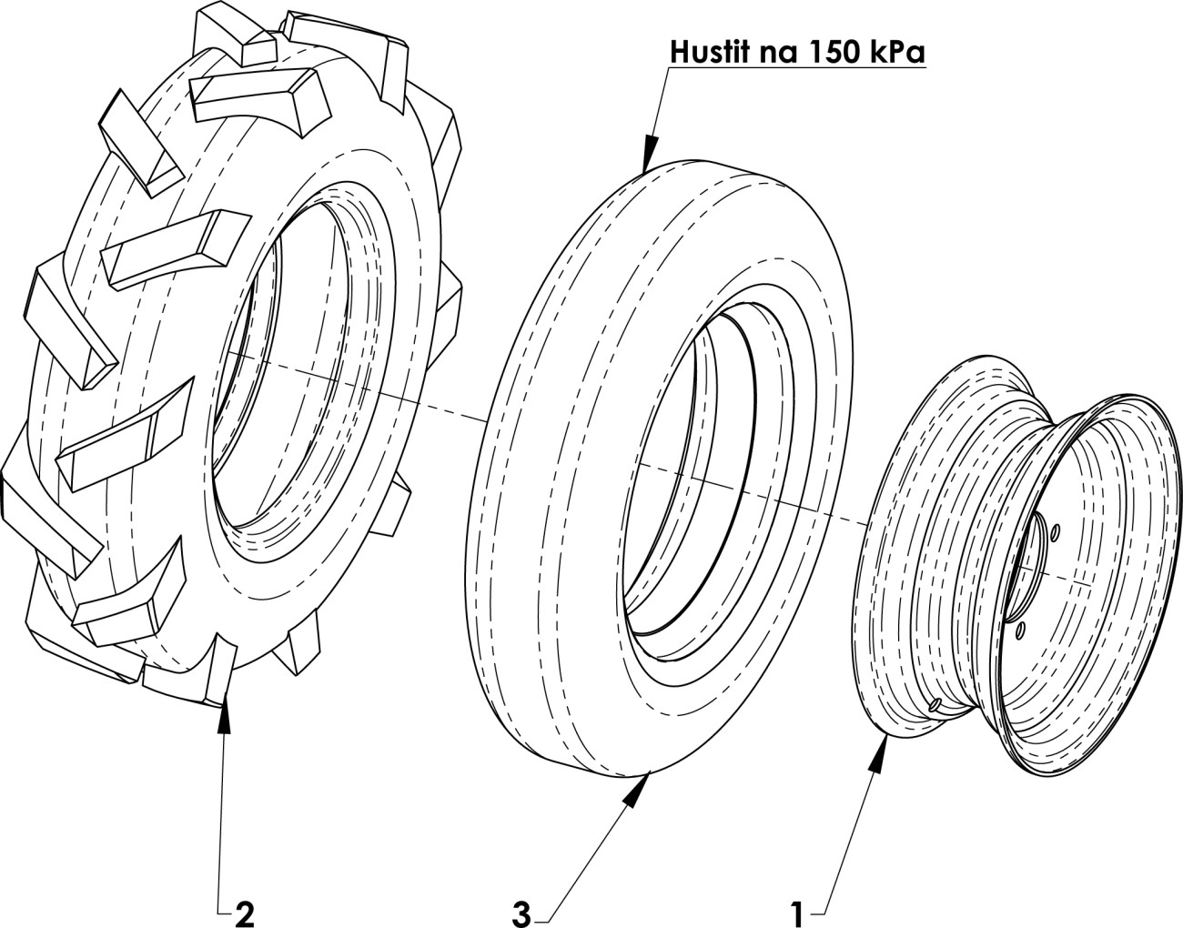 Kolo VDZ 5.00-10 KT-801 TT prave