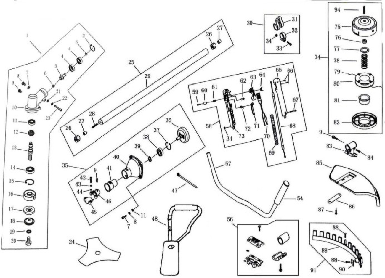 4178 ABG CG 330 Křovinorez