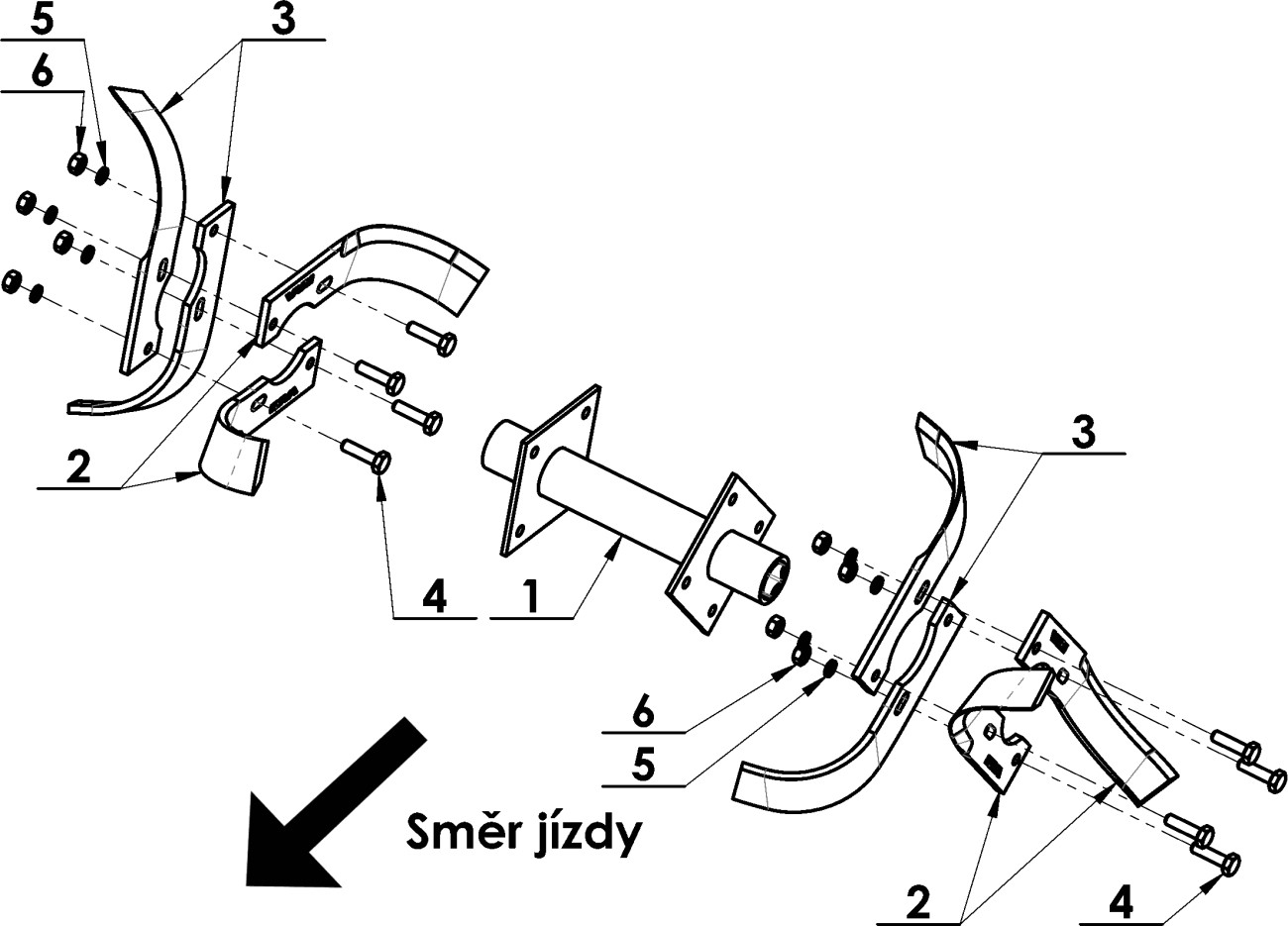 Dvojvezdice AKY-357 siroka prava