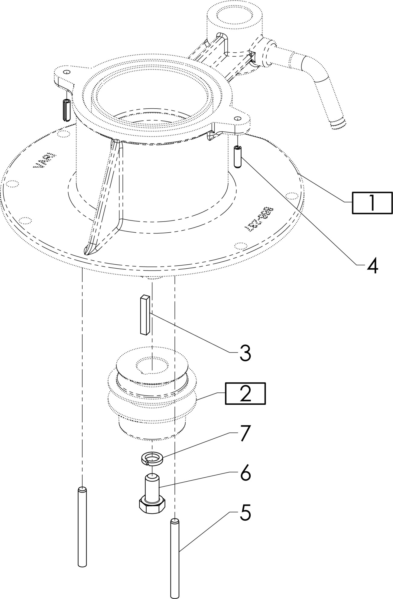 Příruba náhonu úplná