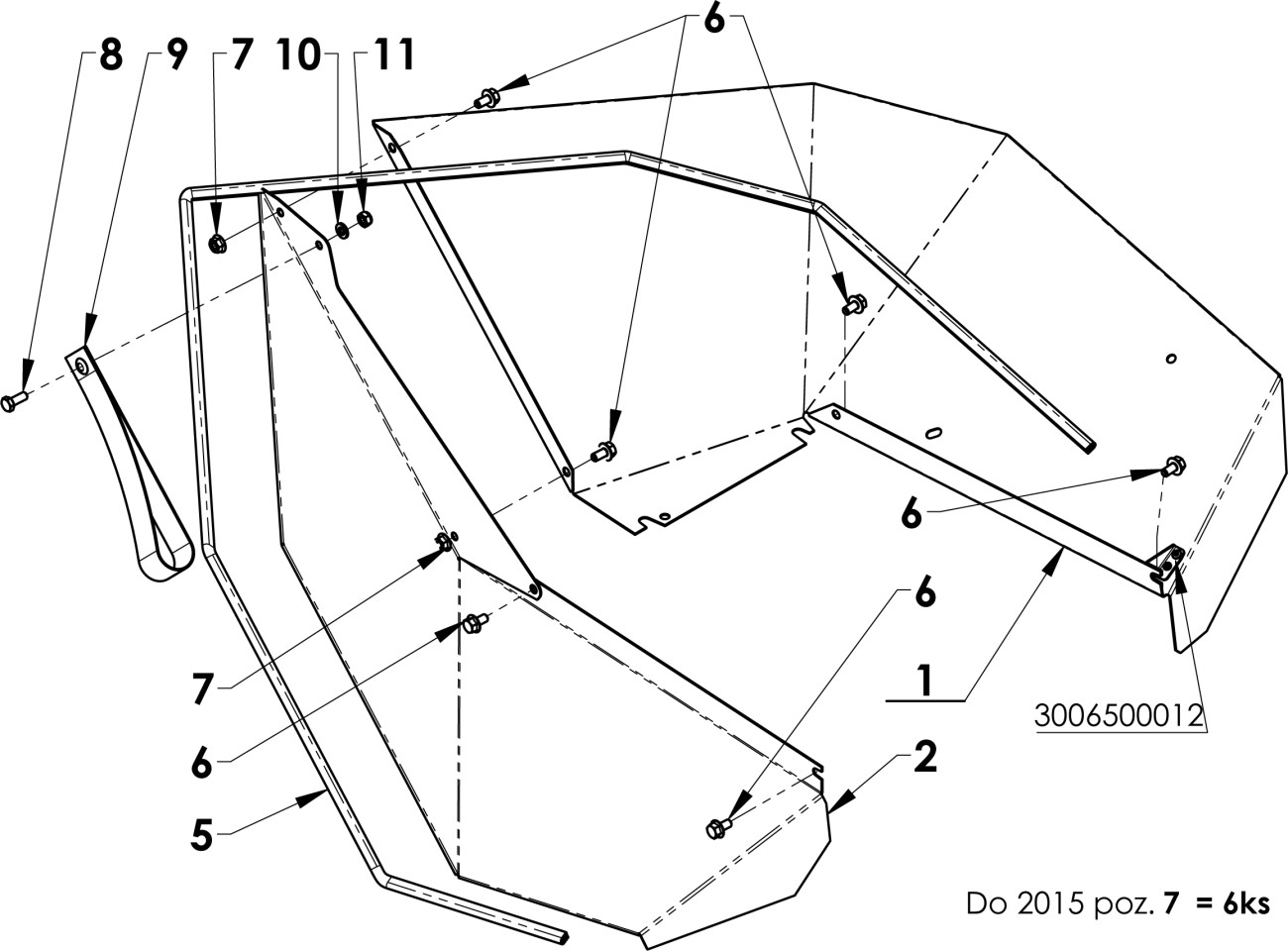 Kryt úplný - hexagon