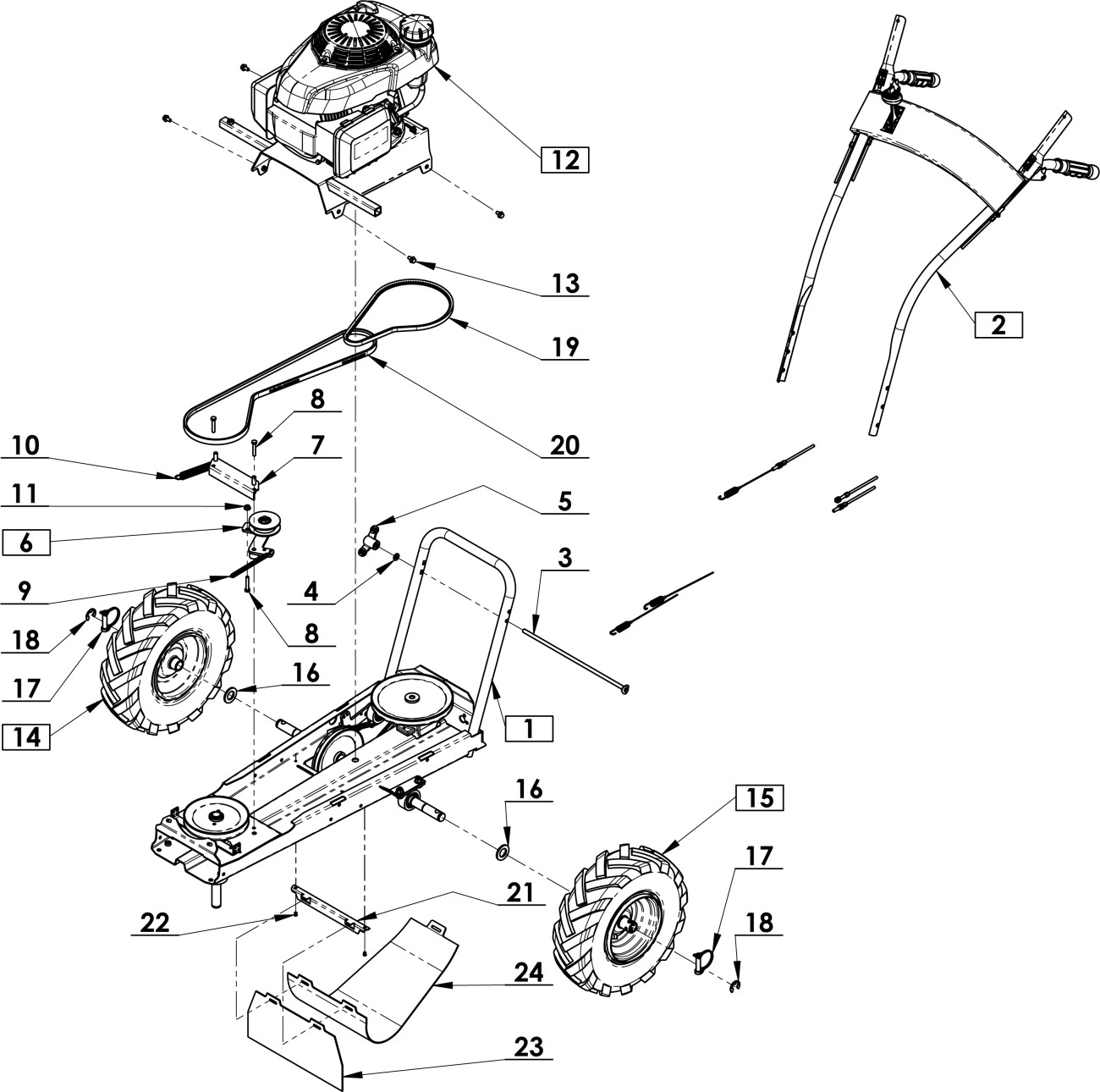 Podvozek jednoúčelový GCV160