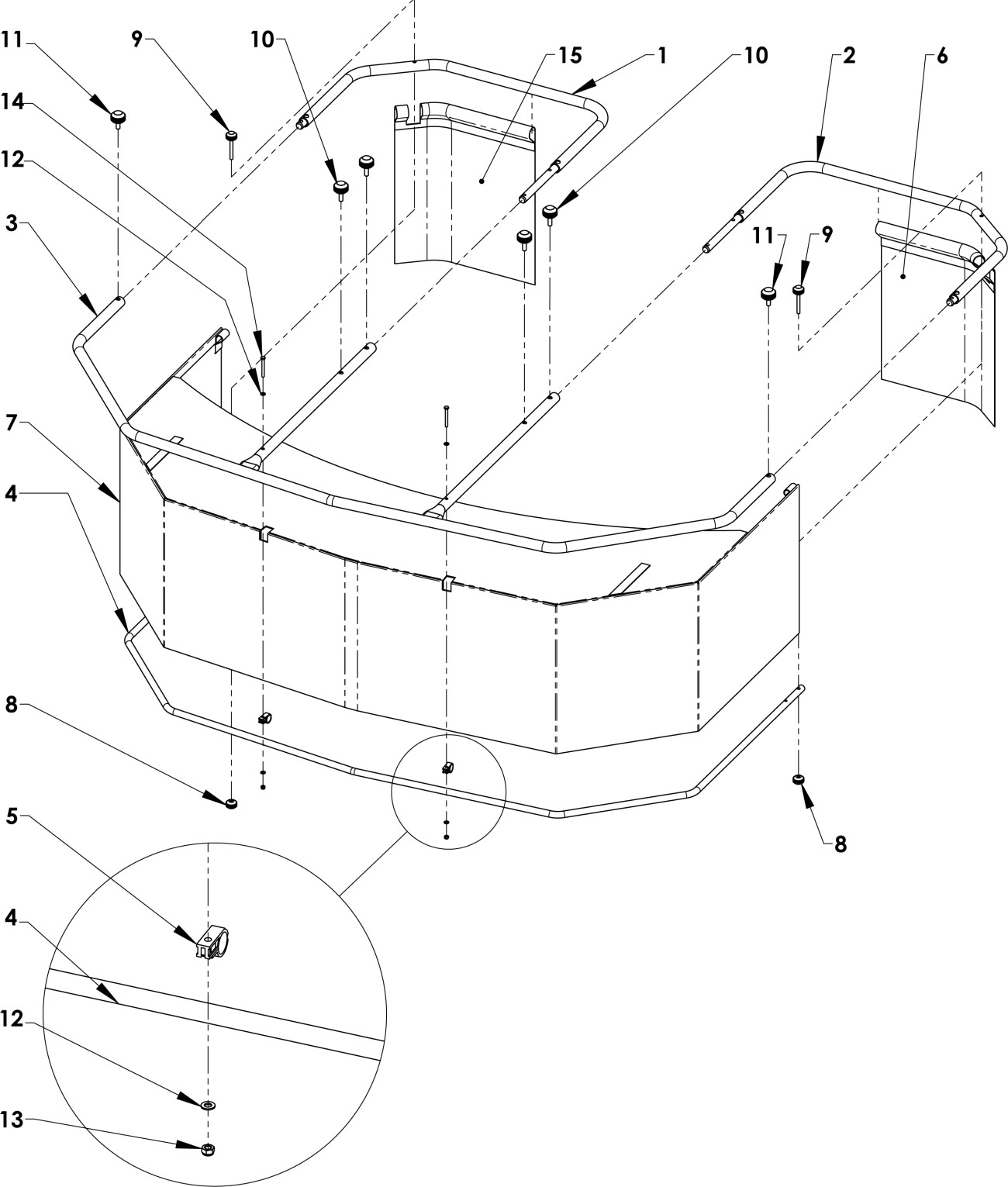 4239 Ochranny ram BDR-1200