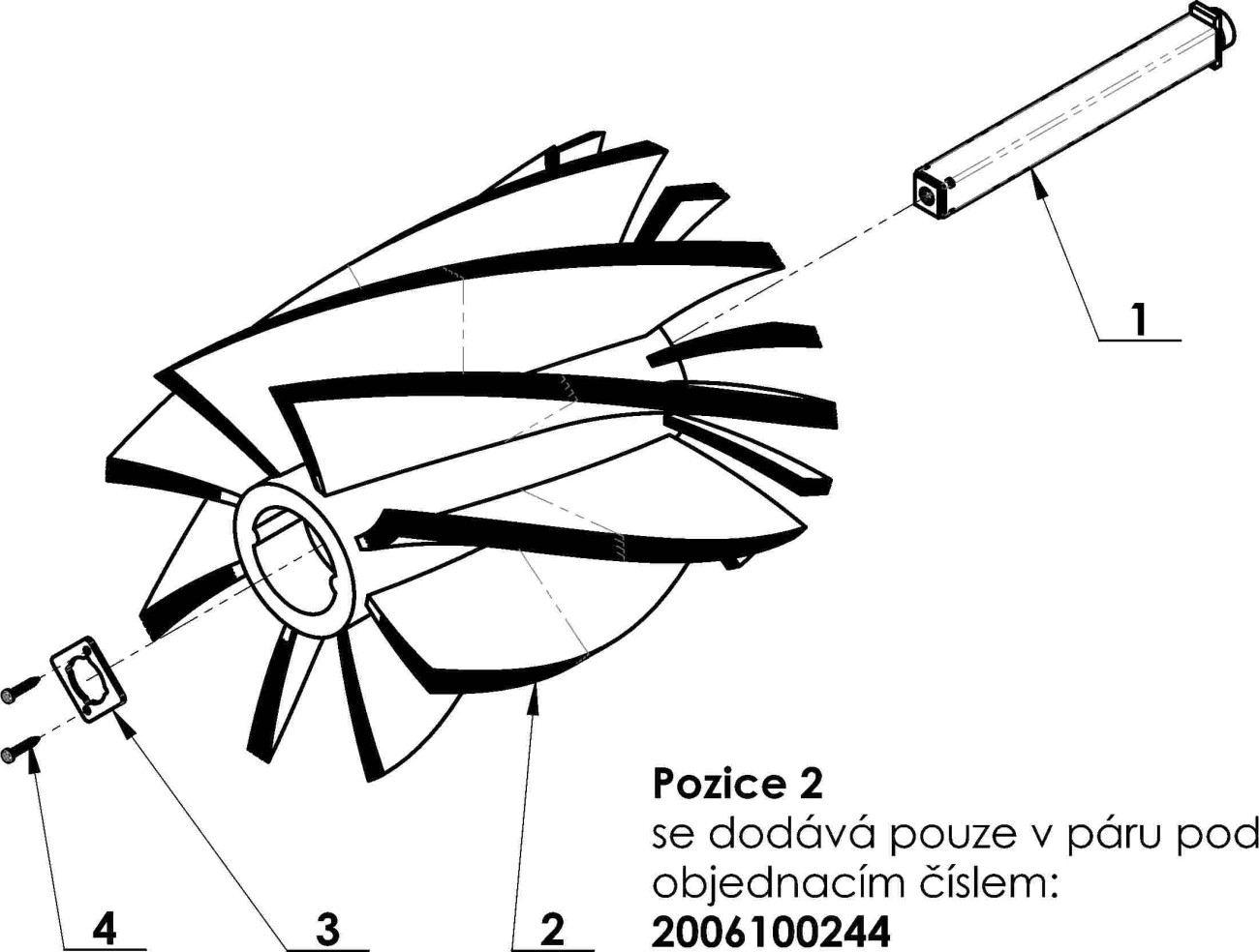 Zametací válec 80 úplný
