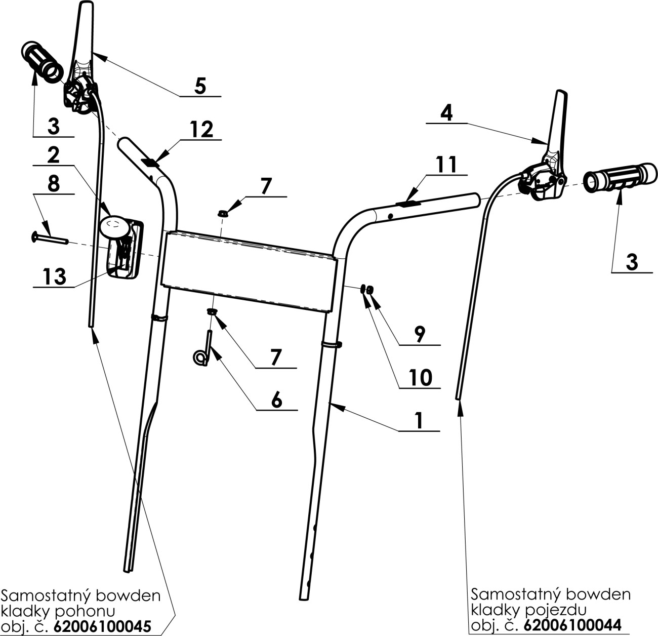 Řídítka kompletní XP