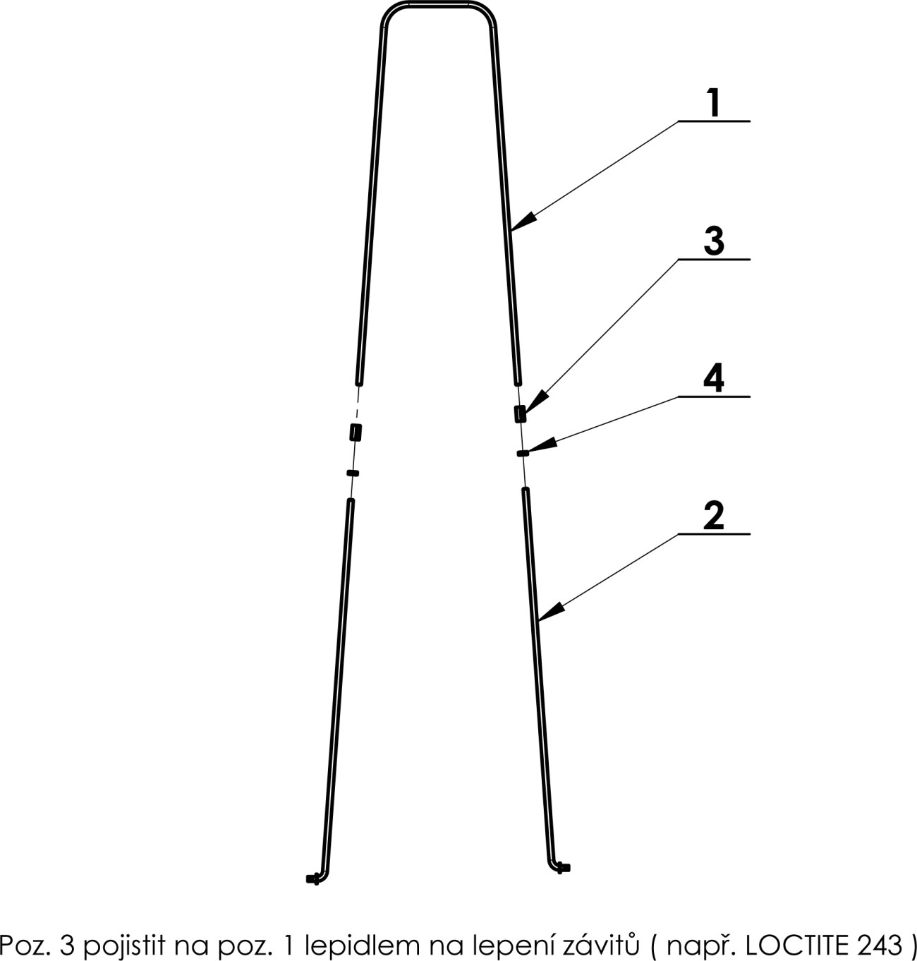 Táhlo zvedání sestava