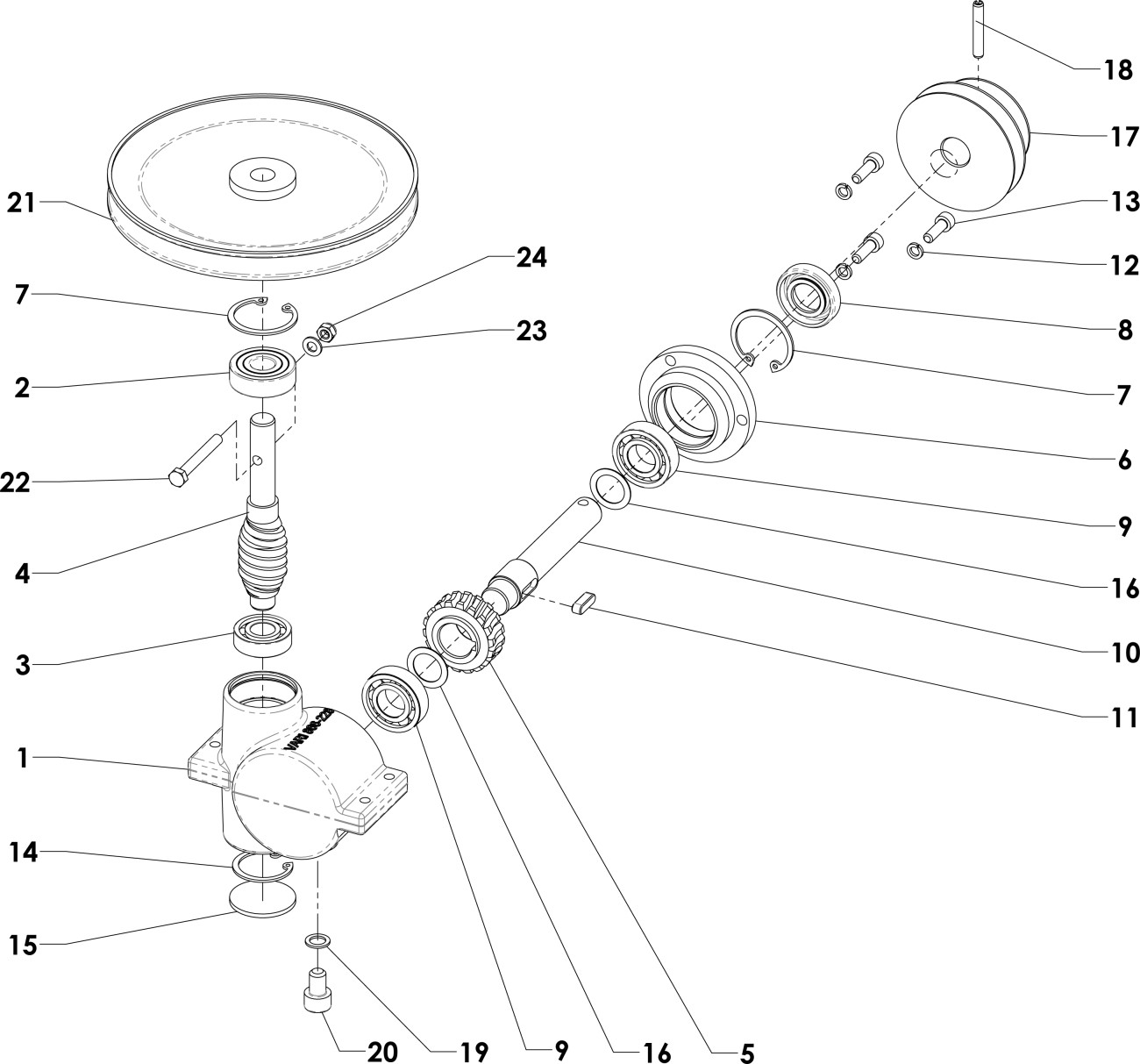 Převodovka BDR-620 úplná
