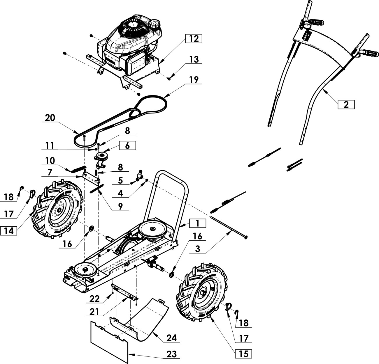 Podvozek multifunkce MaX (GSV190)