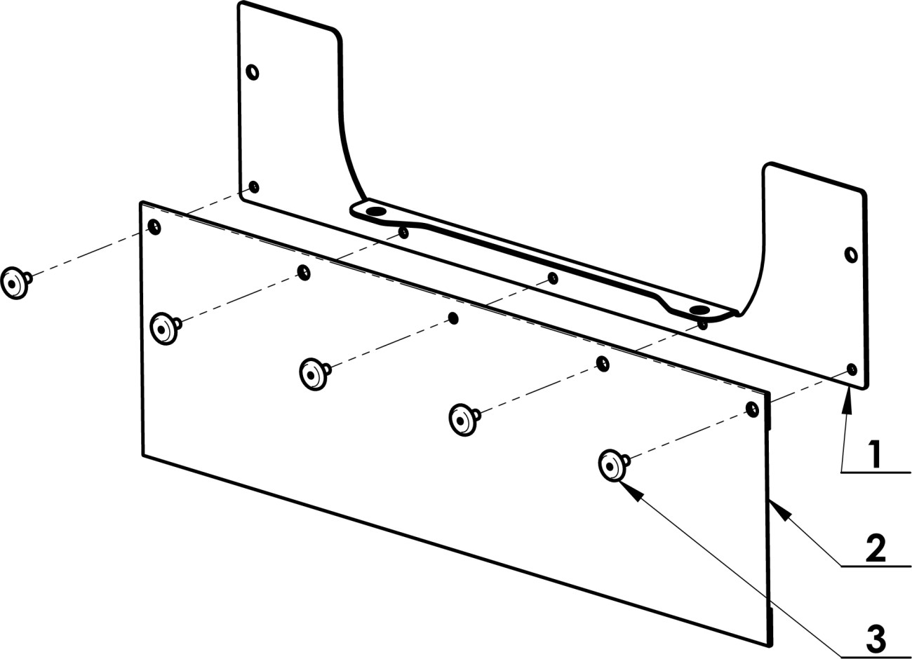 Zástěrka spodní sestava