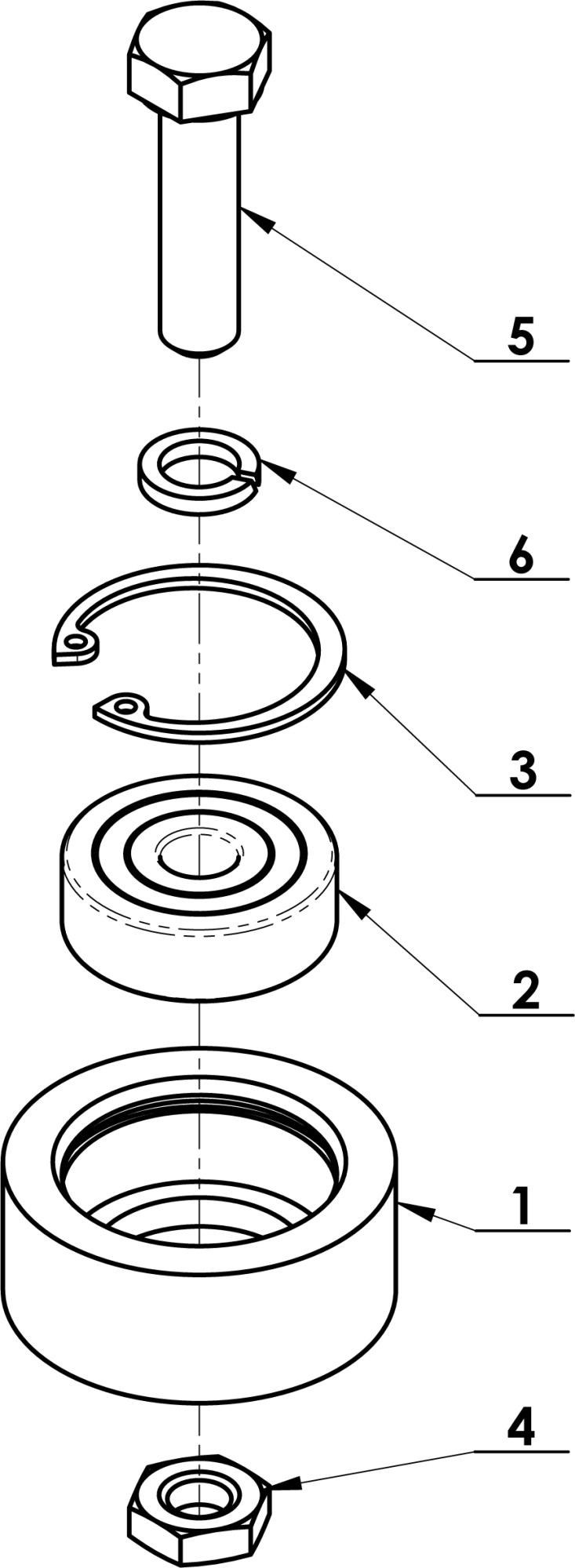 Kladka napinaci pevna
