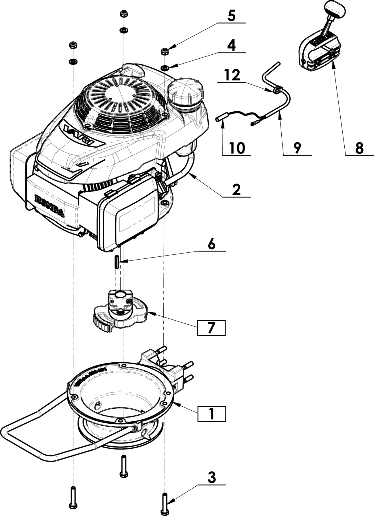Motor pro PJGCV190A (GSV190)-balení