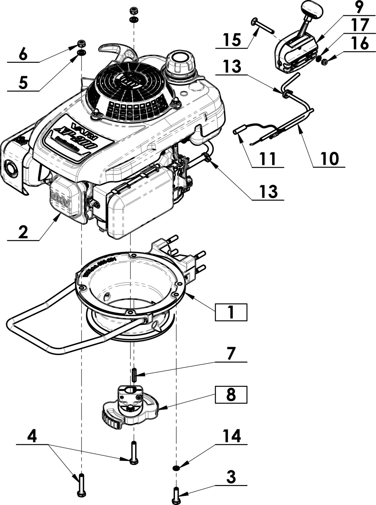 Motor pro PJXP200A balení
