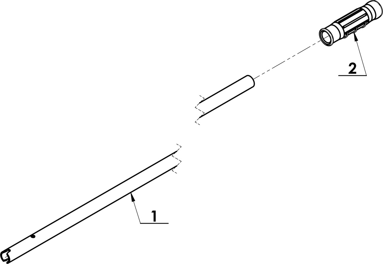Páka nastavení kartáče