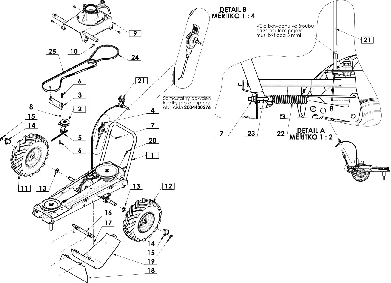 Podvozek jednoúčelový BDR-650V