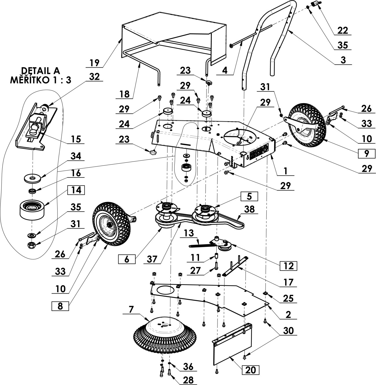 Odstraňovač plevele B-35 základ