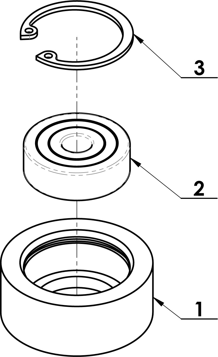 Kladka napinaci pevna