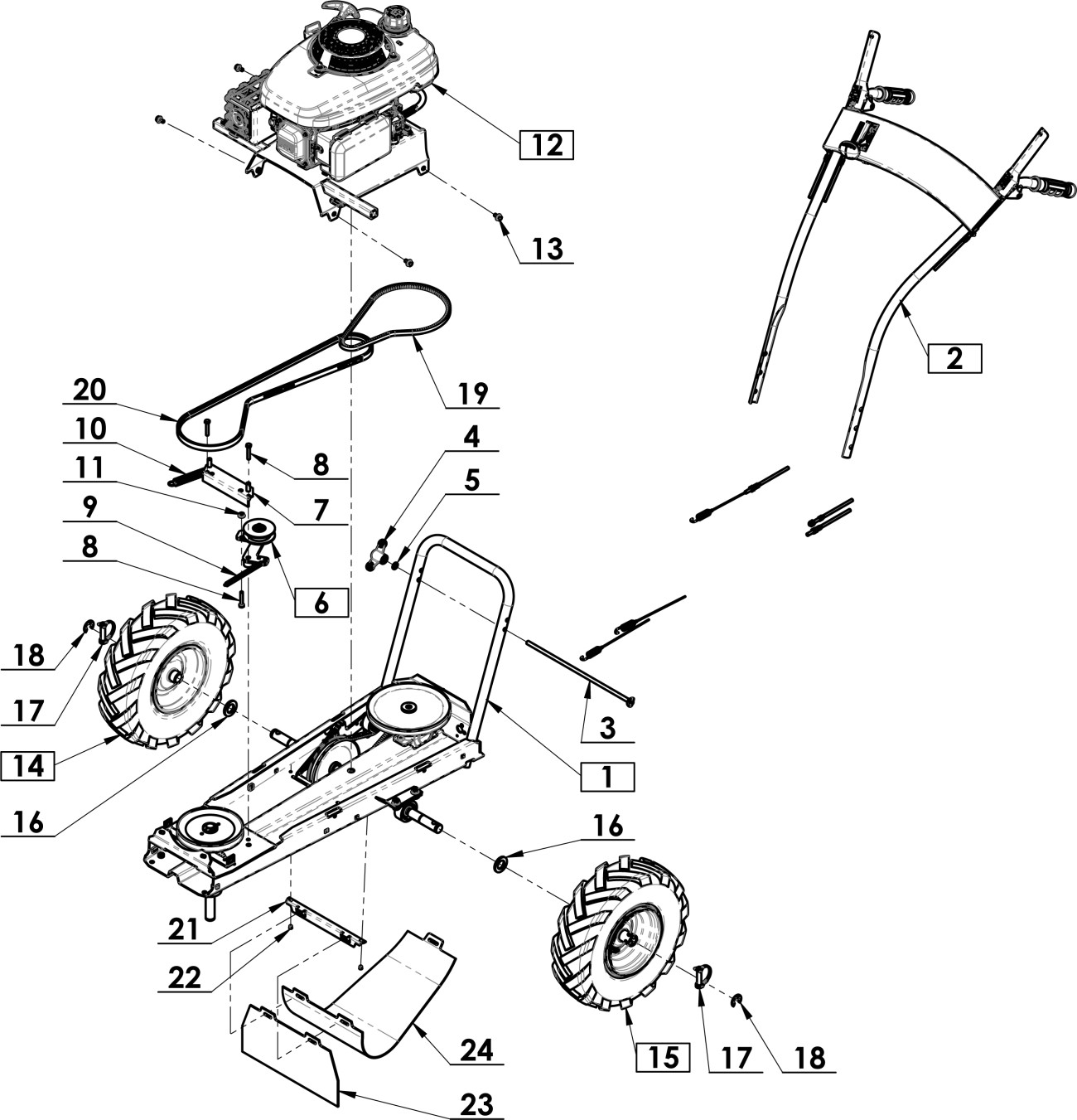 Podvozek jednoúčelový XP200A