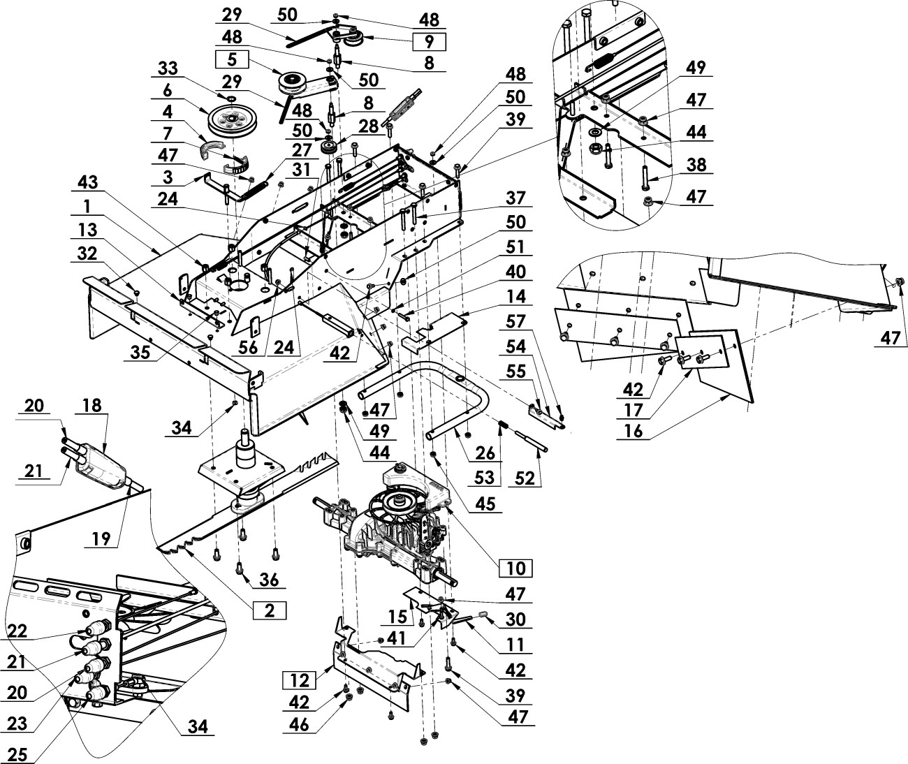 Rám F-700H (2020) předmontovaný