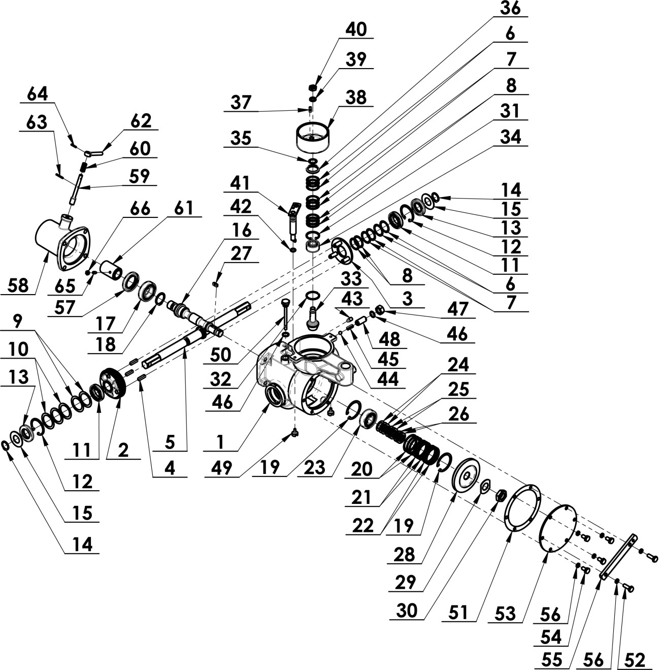 Skříň převodová DSK-316.1SA