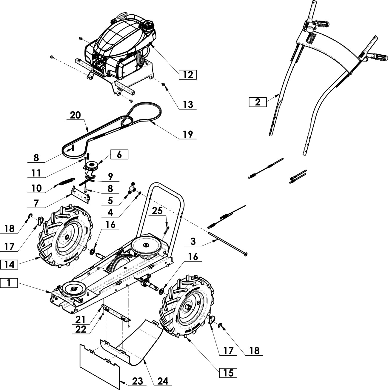 Podvozek multifunkce MaX (GCVX200)