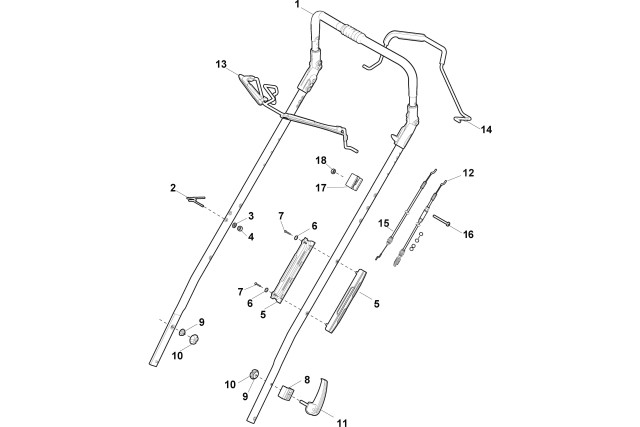 Rukojeť, horní část
