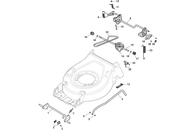 Nastavení výšky sečení