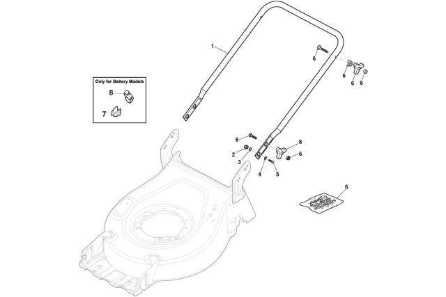 Rukojeť, spodní část