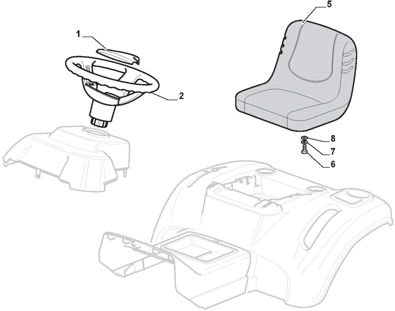 Seat & Steering Wheel