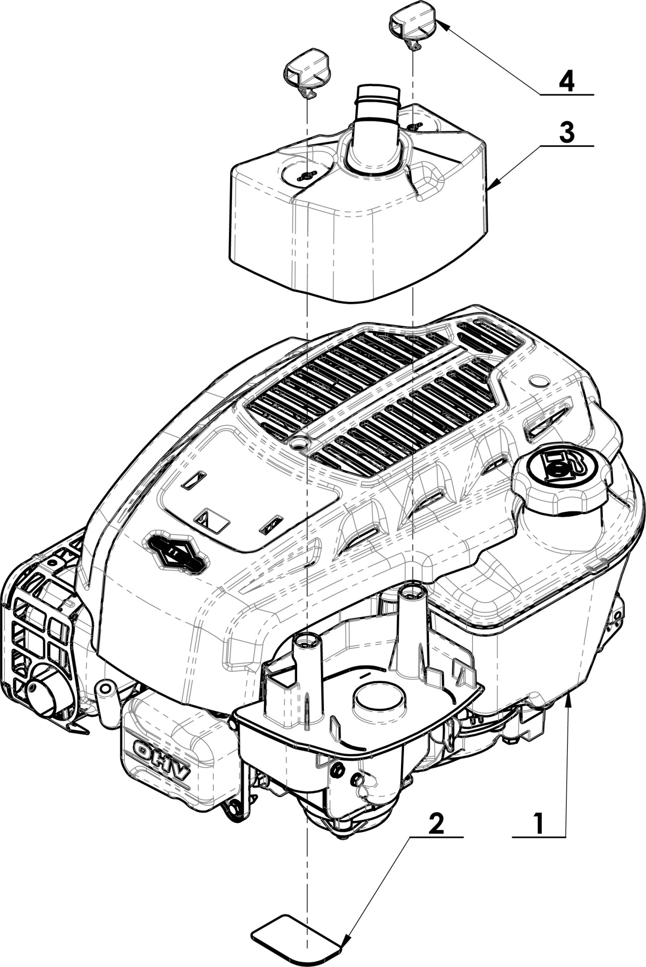 MOTOR BS 850PXi I/C UPLNY