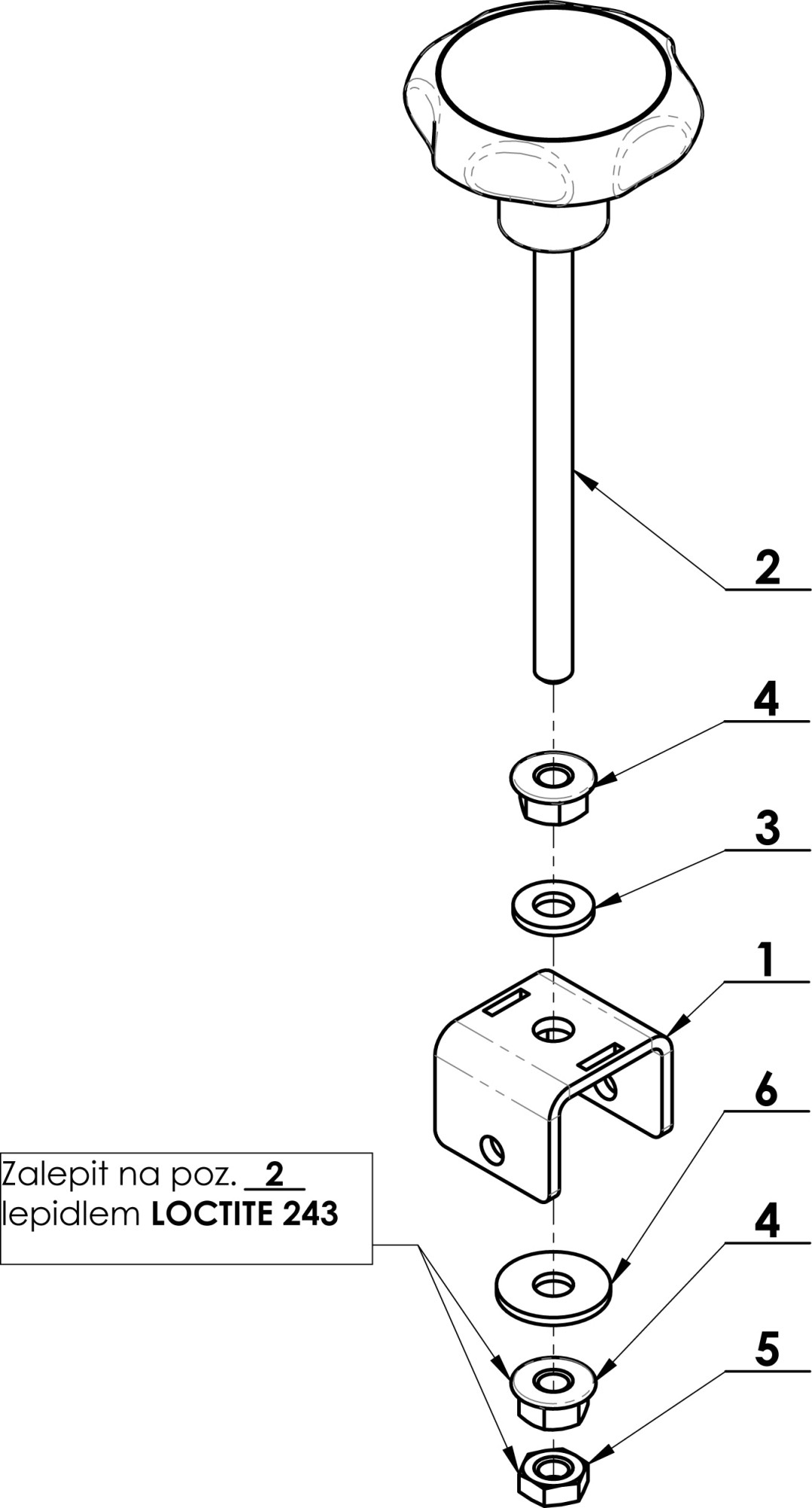 Ovládání vysouvání kola