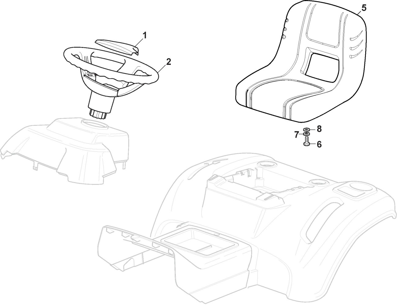 Seat & Steering Wheel