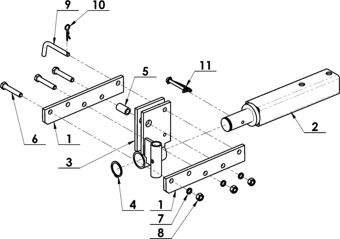 Držák radlice ASR/DSK-317