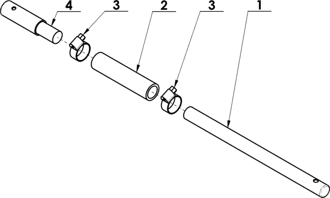 SF55 hřídel šneku točny