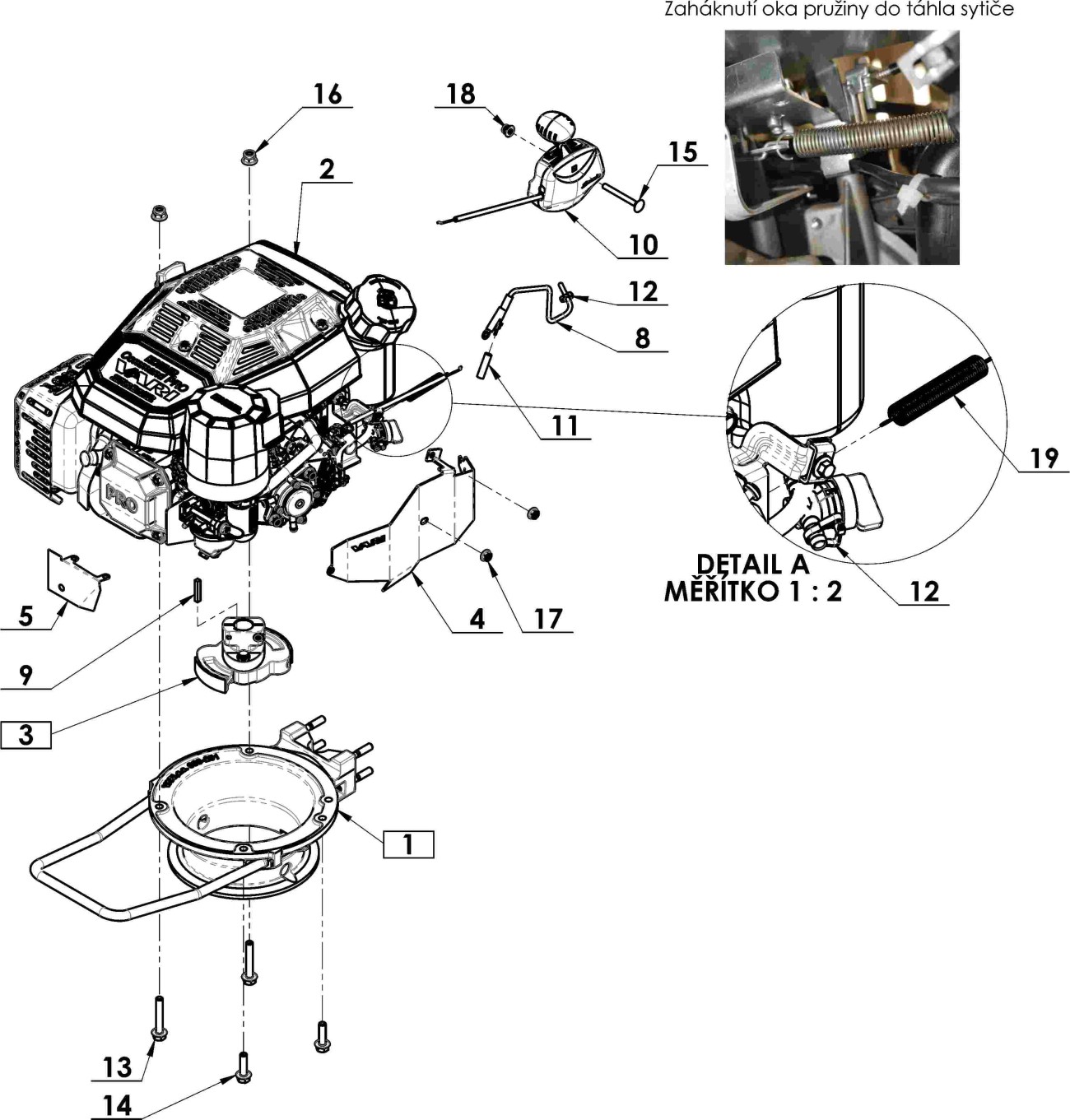 Motor pro PJCV224A balení