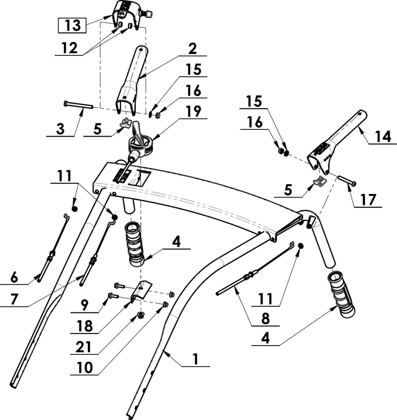 Řídítka sestava BDR-620EMaX