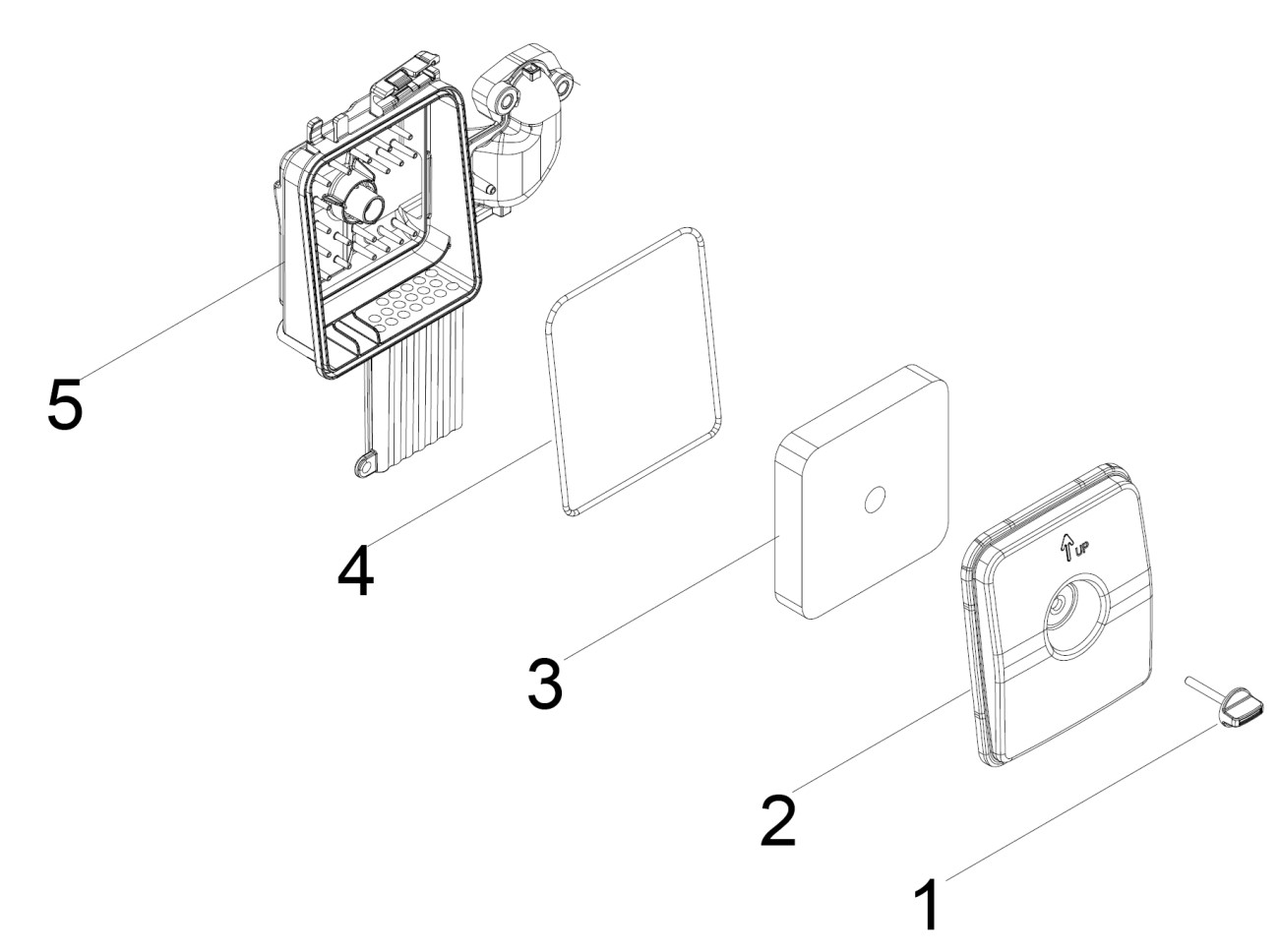 TELESO VZDUCHOVEHO FILTRU ECV SESTAVA