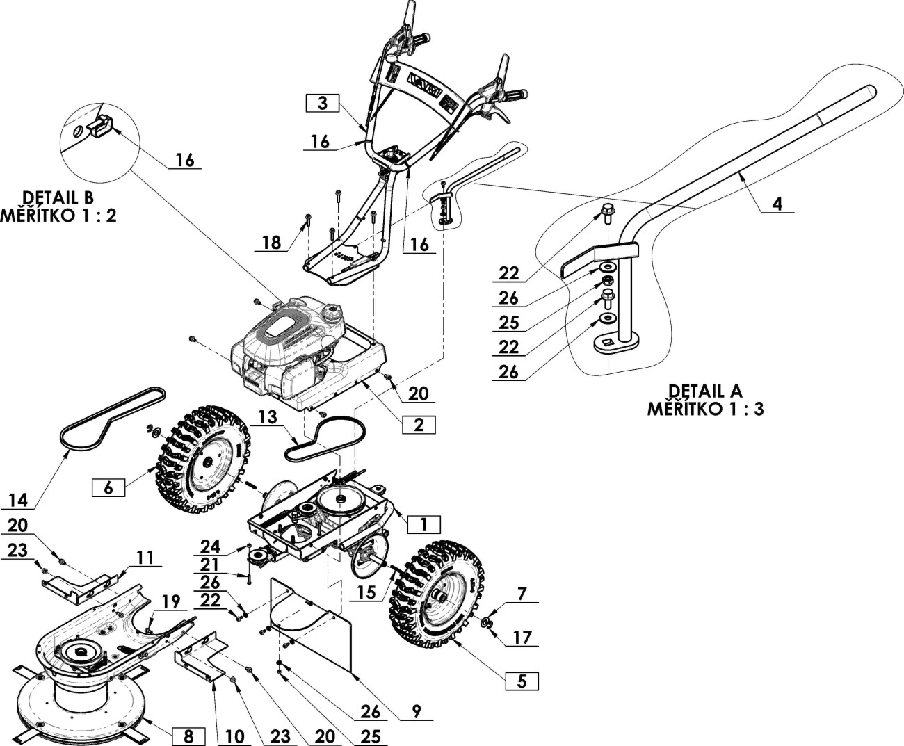 Sekačka APRO sestava (ADL 2024)