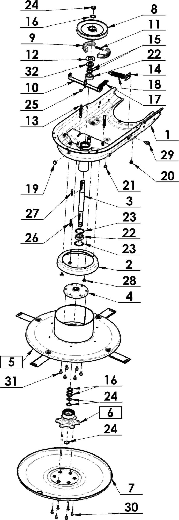 Bubnová sekačka APRO základ