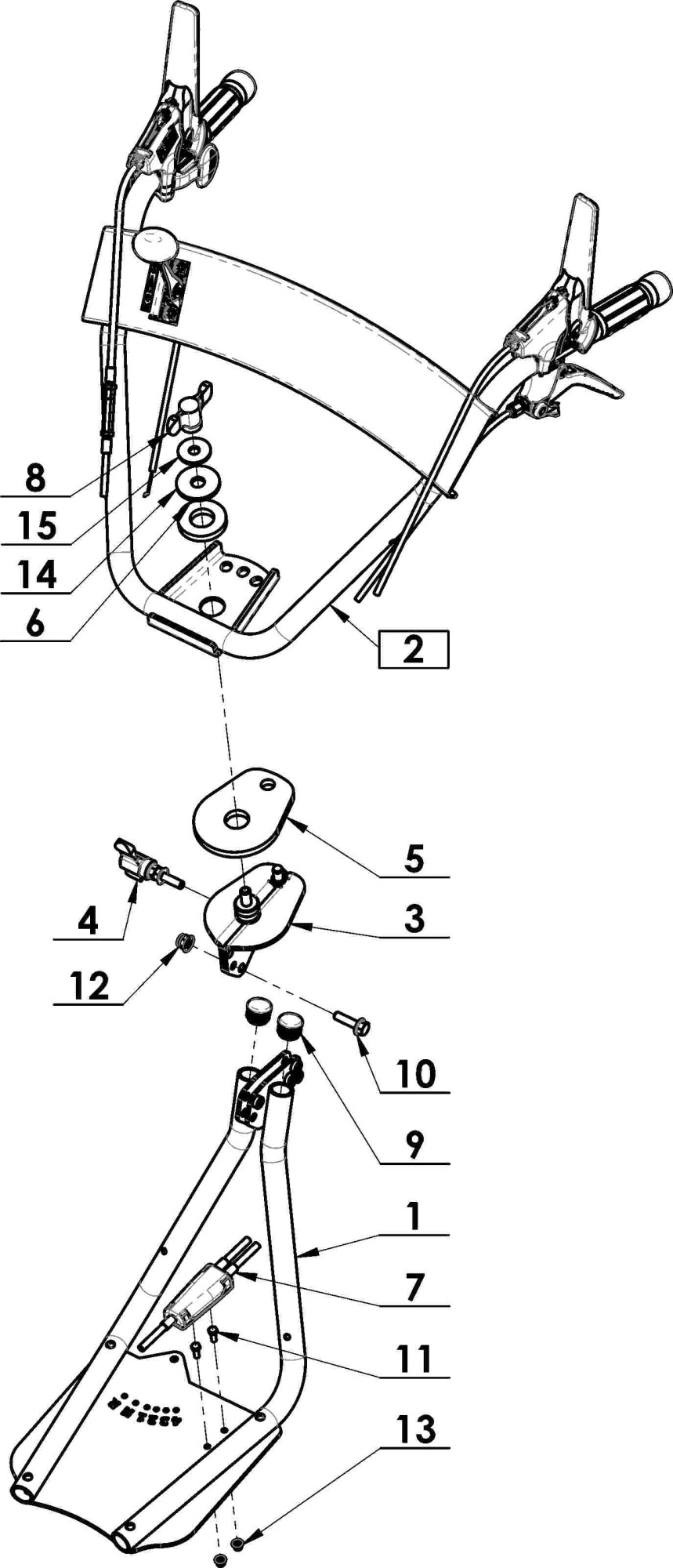 Řídítka HPRO úplná