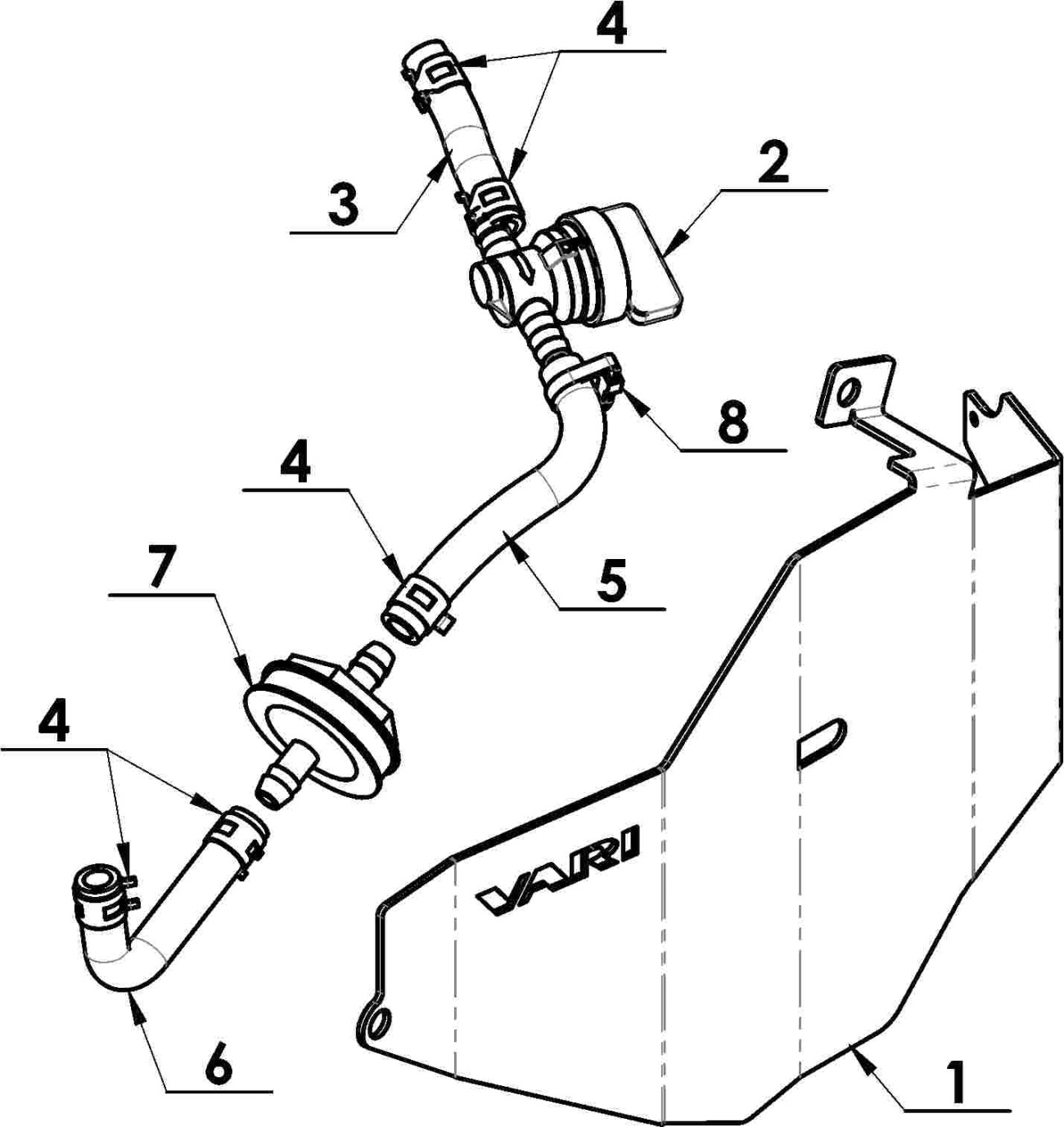 Palivový systém Hurricane PRO