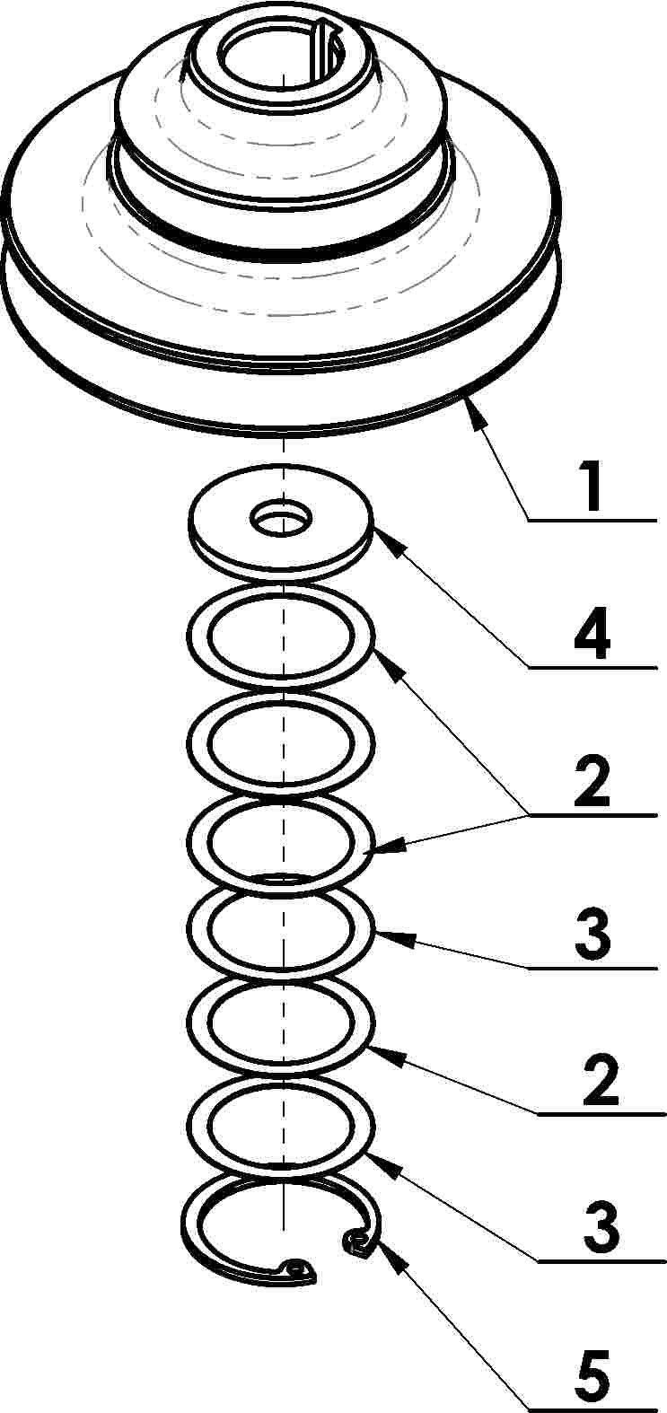 Řemenice hnací Hurricane PRO 105