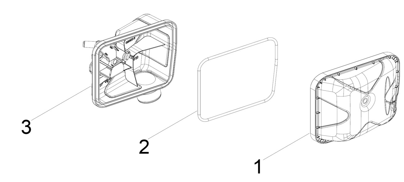 TELESO VZDUCHOVEHO FILTRU KOMPLETNI