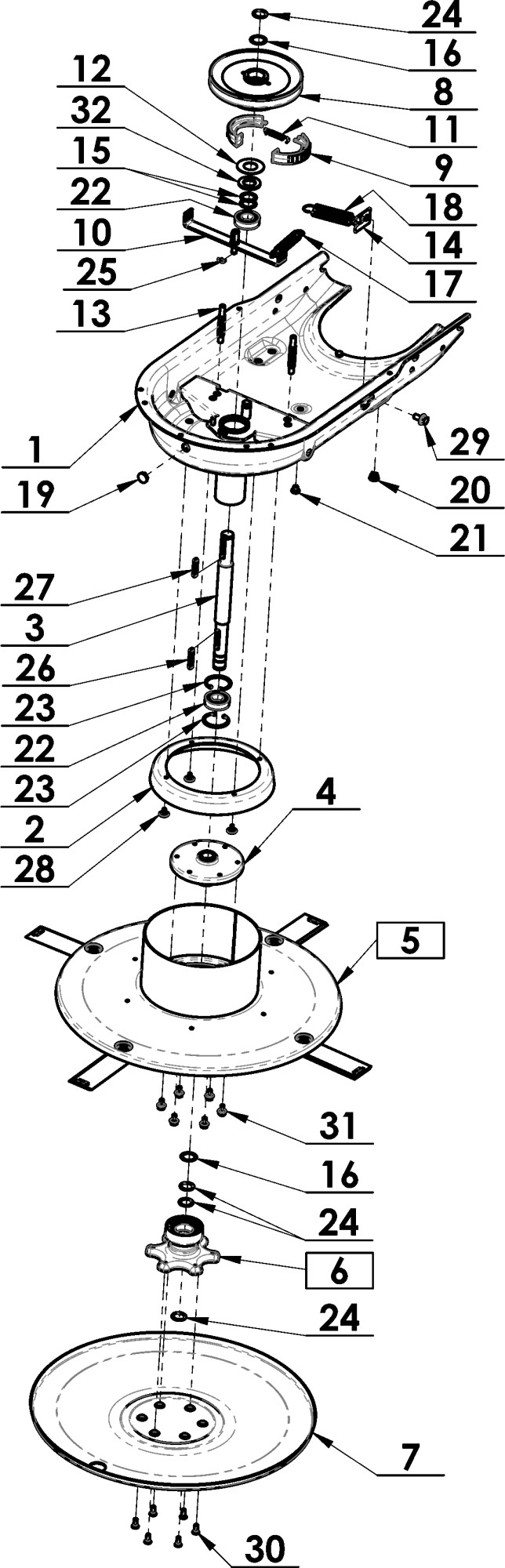 Bubnová sekačka APRO základ
