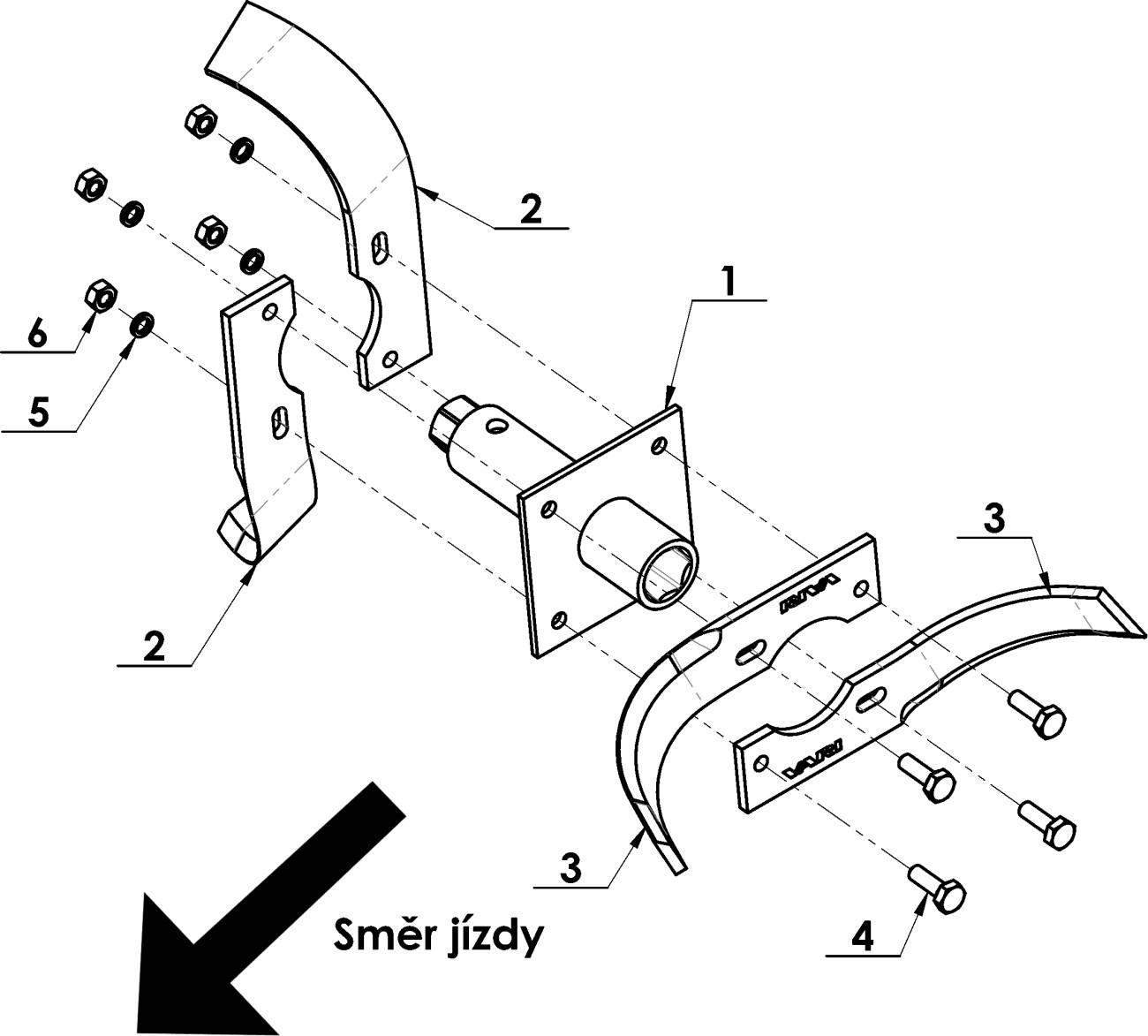 Hvězdice rovná levá AKY-357